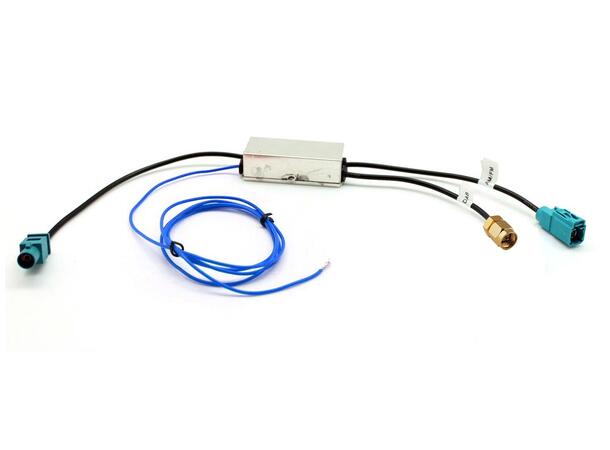 Connects2 FM/DAB splitter - SMA FAKRA (Hun) - FAKRA (Han) - SMA (Hun)